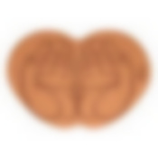 Коврик пробковый 43*30 см "Ладони" для бани и сауны