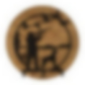 Вешалка "Охота", брашированная, 3 крючка, 31х31 см, массив сосны