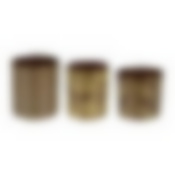 Набор бумажных форм для выпечки куличей "Пасхальный", 3 шт