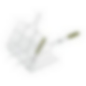 Решетка-гриль для стейков, большая с вилкой, веер в ПОДАРОК, 70(+5)x45x27x2 cм