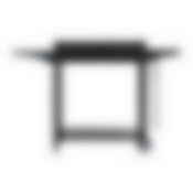 BOYSCOUT  Мангал  1220x490x800 мм с 2-мя столиками, дровницей и кочергой на колесах, сталь 2 мм