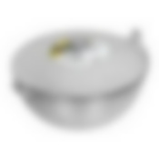 Казан алюминиевый литой с крышкой 8 л, азиатская чаша