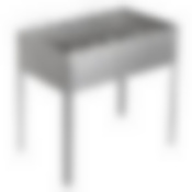 Мангал 500х300х500 мм, сборный, + 6 шампуров(нерж.), в картонной коробке