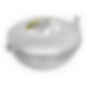 Казан алюминиевый литой с крышкой 6 л, азиатская чаша