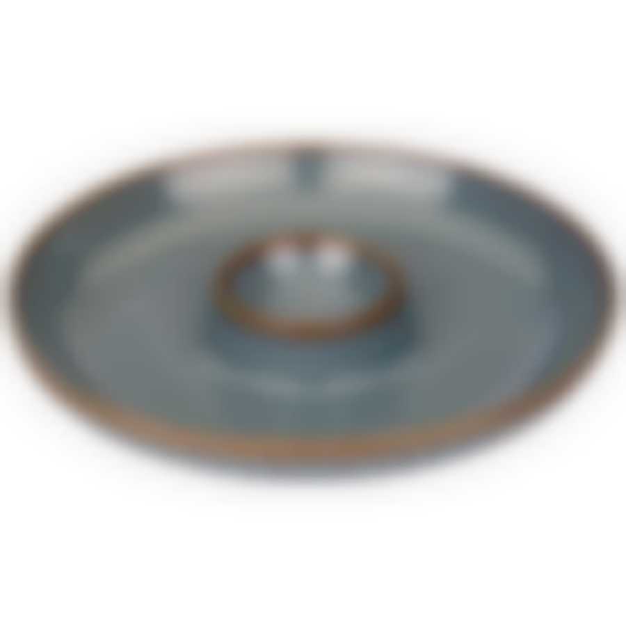 Менажница 2 секции bronco Soul kitchen 26*4 см синяя 