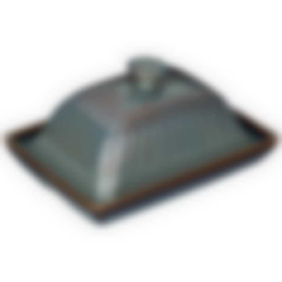 Масленка bronco Soul kitchen 16*11*7,5 см синяя 