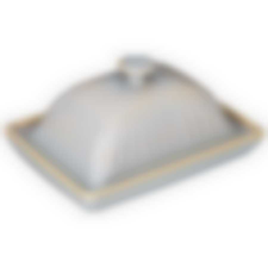 Масленка bronco Soul kitchen 16*11*7,5 см серая 