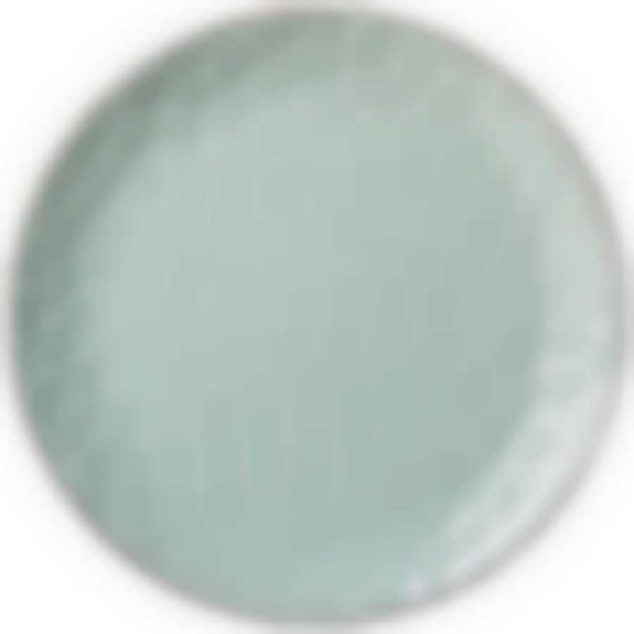 Тарелка подстановочная 24 см коллекция Отражение цвет:зеленая мята