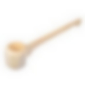 Ковш - черпак  гранёный, 0,25 л, с горизонтальной ручкой, липа