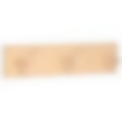 Вешалка 3-х рожковая, 25х6,5х7 см, липа