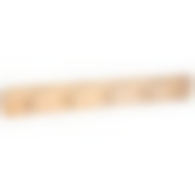 Вешалка 5-ти рожковая, 45х6,5х7 см, липа