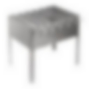 Мангал 350х250х350 мм, сборный + 6 шампуров (нерж.), в термопленке