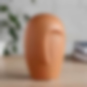 Ваза керамика "Безликий" 7х10х16 см, песочный