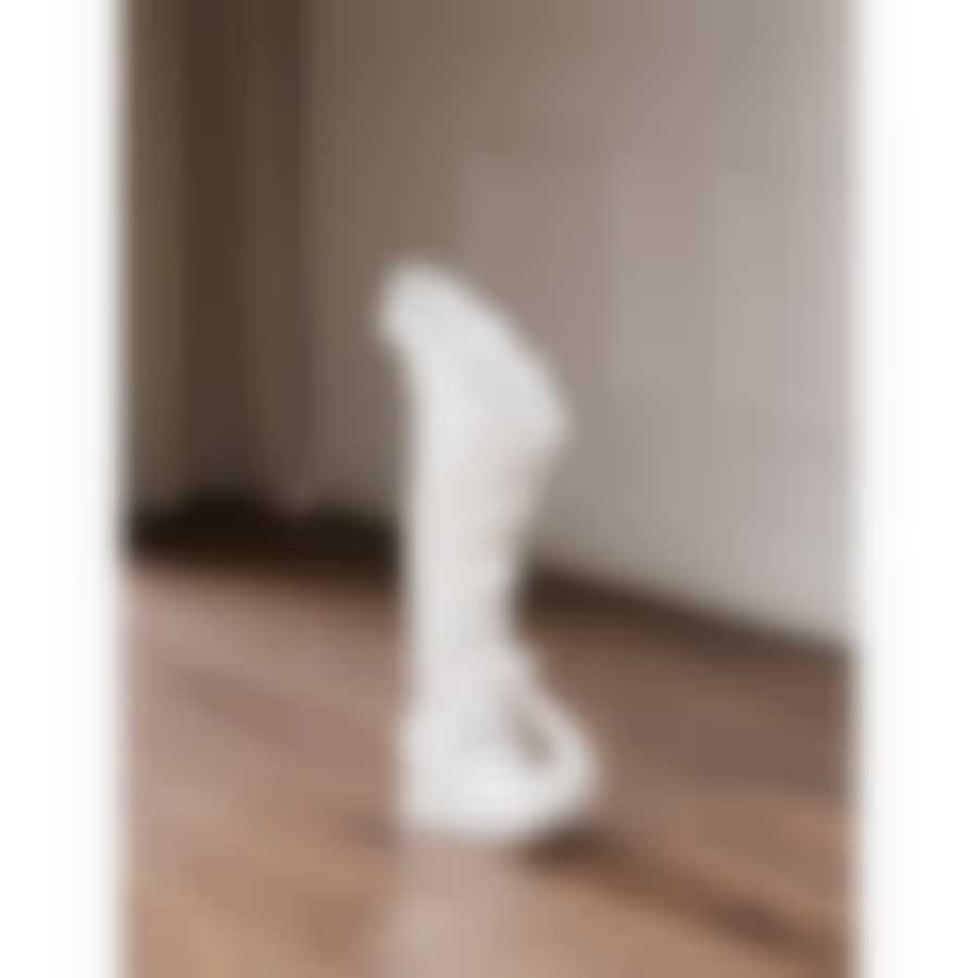 Ваза напольная "Жар-птица", белая, 50 см