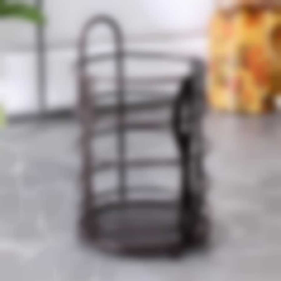 Сушилка для столовых приборов 17,5х11х11см цвет черный