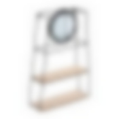 Подвесная полка-зеркало "Трапеция"