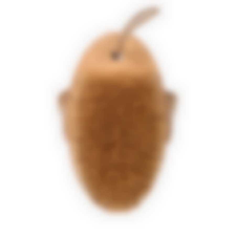 Щетка деревянная "Антицеллюлит" банная массажная, с натуральной щетиной, 13 см