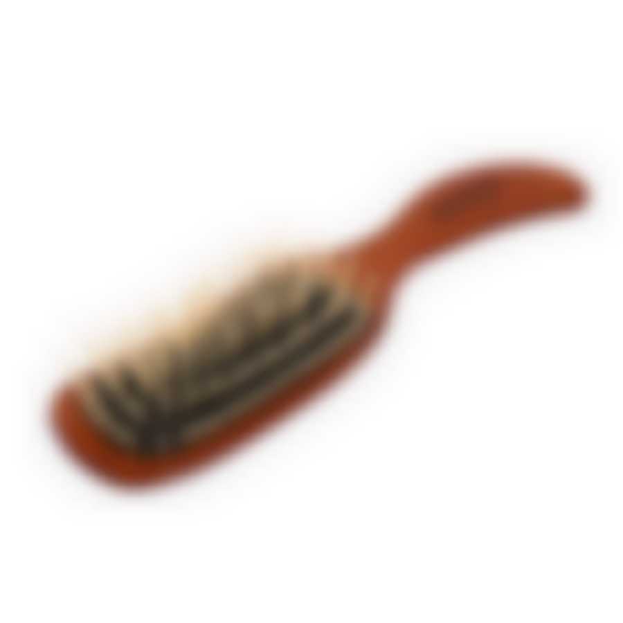 Расческа деревянная, массажная, 23,5х6х3,5 см, волна, с деревянными зубчиками