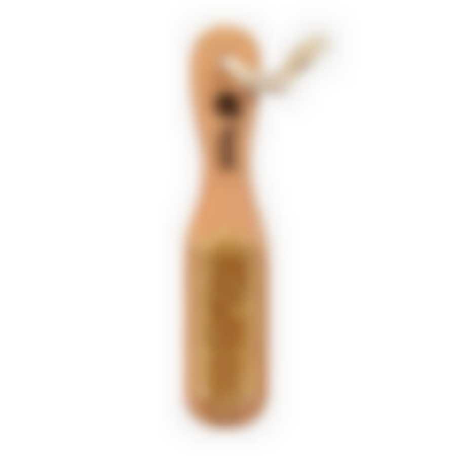 Щетка деревянная, двусторонняя с пемзой, 18 см