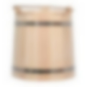 Ведро 18 л, «С лёгким паром», с крышкой, липа