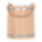 Ведро 9 л, с орнаментом "Цветы", липа