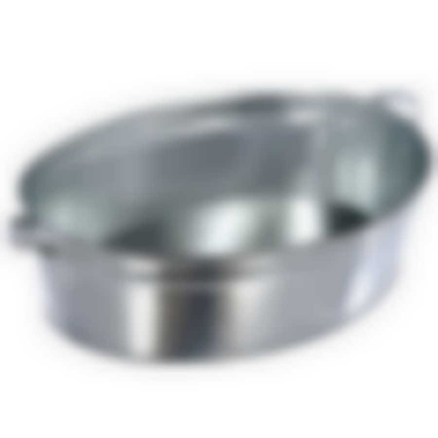 Таз овальный 23 л. оцинкованный