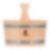 Ушат "шайка", 3,5 л, с нержавеющей вставкой, липа