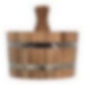 Ушат "шайка", 3,5 л, с нержавеющей вставкой, обожжённая липа