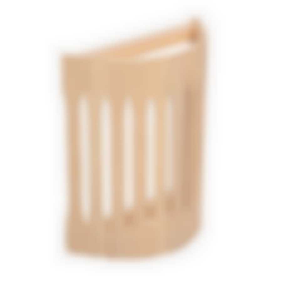 Абажур угловой, с орнаментом "Рогожка", 31х9х22 см, липа