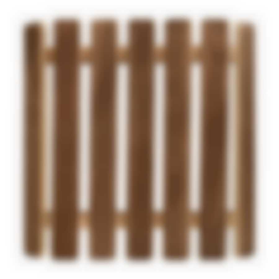 Абажур угловой, плоский, 29,5х27,5х6 см, обожжённая липа