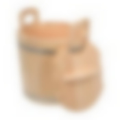 Запарник 12 л, с пластиковой вставкой, с крышкой, липа