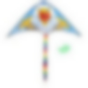 Воздушный змей  130х62 см, шнур 30 метров (3 вида в коробке: Лев, Тигр, Орел)