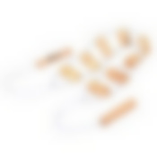 Массажёр деревянный ленточный для спины 110х7х3 см