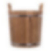 Запарник 20 л, «Цветочный орнамент», с нержавеющей вставкой, дуб