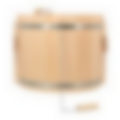 Русский душ 20 л, обливное устройство c пластиковой вставкой и наливным клапаном, липа