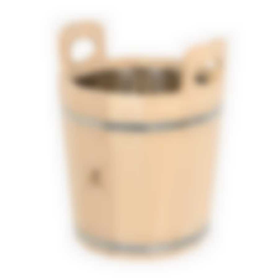 Запарник 12 л, с нержавеющей вставкой, липа