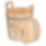 Запарник 14 л, «Цветочный орнамент», с пластиковой вставкой, с крышкой, липа