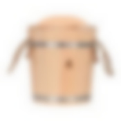 Запарник 9 л, с пластиковой вставкой, с крышкой, липа