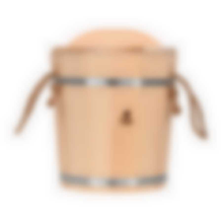 Запарник 9 л, с пластиковой вставкой, с крышкой, липа