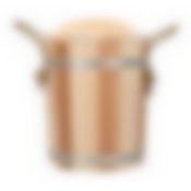 Запарник 9 л, "Контраст" (тиснение), с пластиковой вставкой, с крышкой, липа