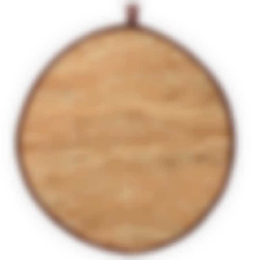 Коврик из лыка круглый 45*45 см