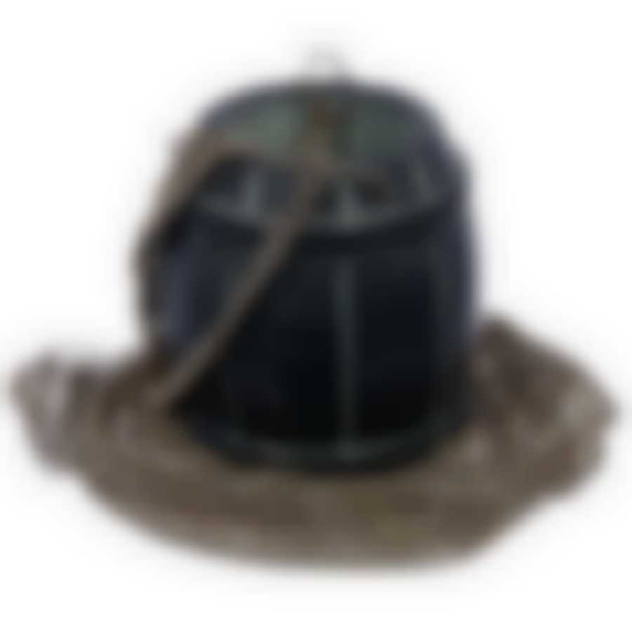 Испаритель из камня "Бочонок", 6х4х4 см, цепочки 3шт по 100 см