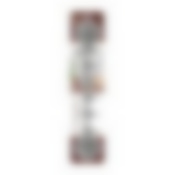 Держатель подвесной, 6 крючков, на клеевой основе, серый, пластик