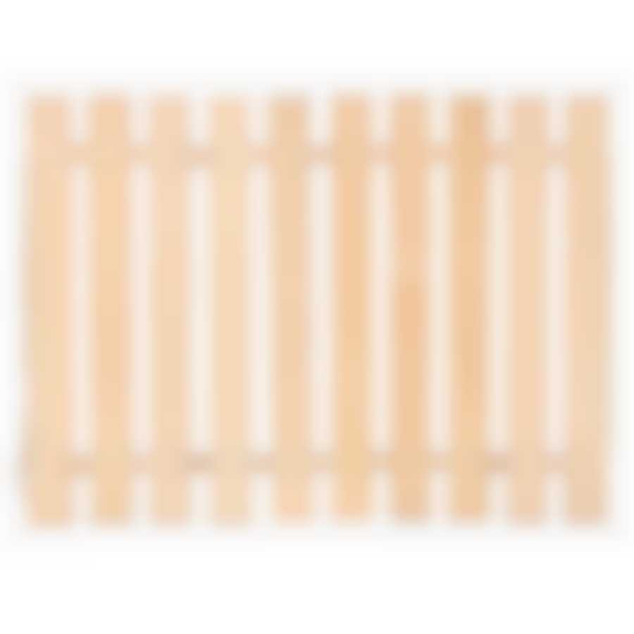 Коврик - сидушка, 41,5х35 см, липовая рейка