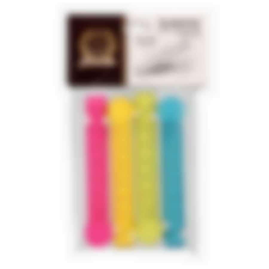 Зажимы для пакетов, с датами, 4 шт