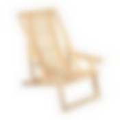 Шезлонг деревянный с подлокотниками, 105х65х95 см, липа