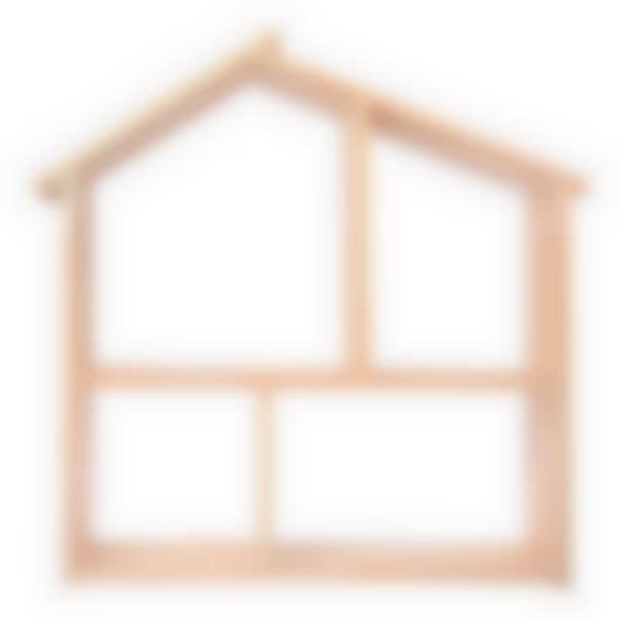 Полка - домик, 60х60х15 см, сосна