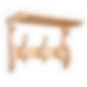 Полка с вешалкой "Двойной крючок", 3 крючка