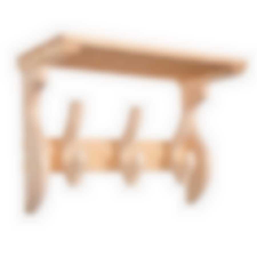 Полка с вешалкой "Двойной крючок", 3 крючка