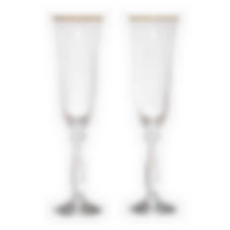 Набор бокалов для шампанского из 2 шт."АНЖЕЛА" 190 мл.